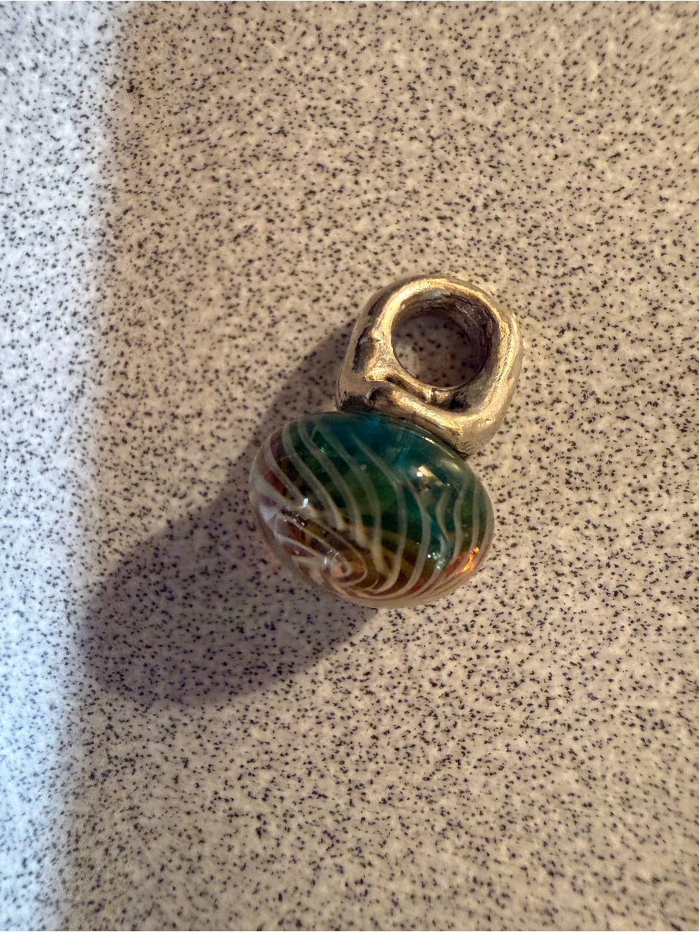Trollbead Green Glass Bead Charm Pendant - Women's Jewelry - Picture 5 of 5